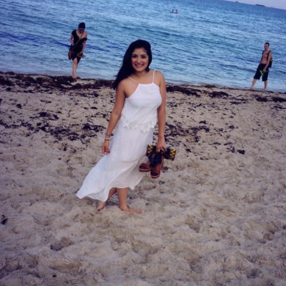 Francesca white summer dress